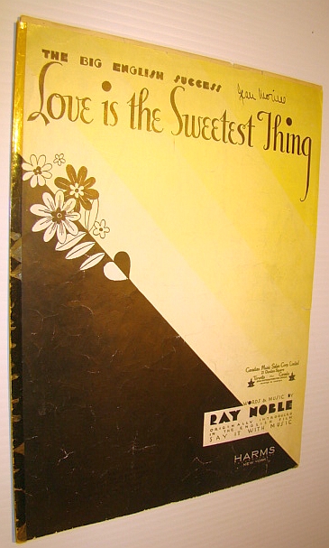 Love is the Sweetest Thing - Sheet Music for Voice and Piano with Ukulele Chords