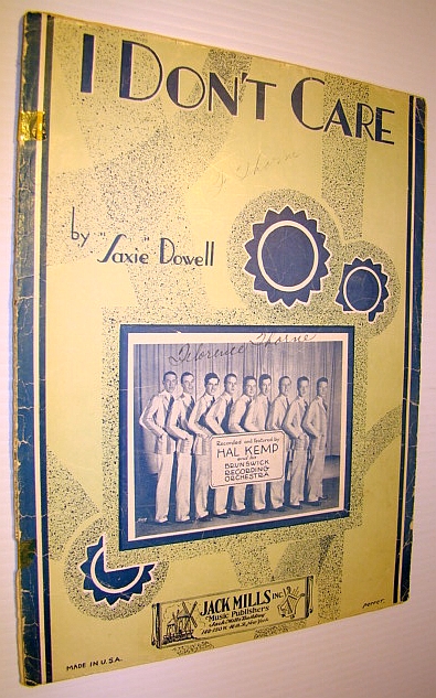 I Don't Care - Sheet Music for Piano and Voice with Ukulele Chords