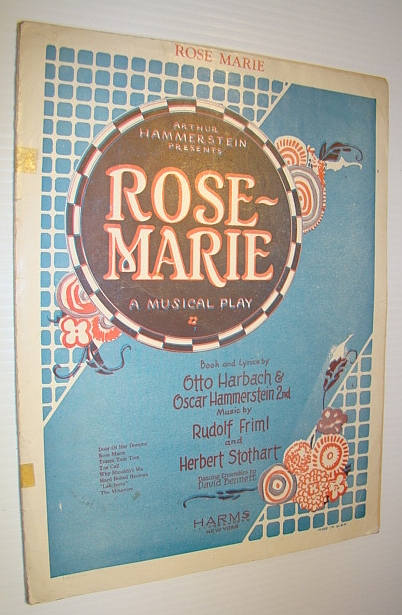 Rose-Marie (Jim and Malone) - Sheet Music for Voice and Piano