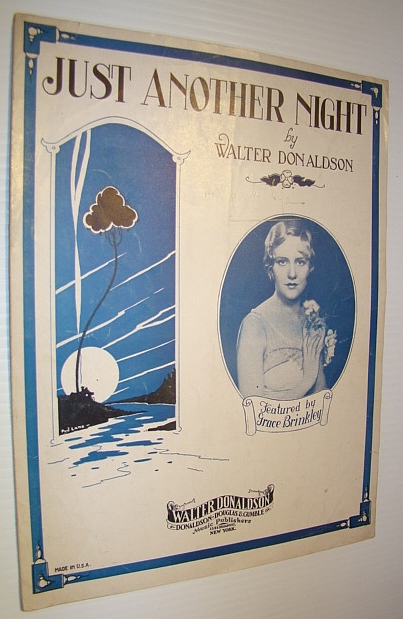 Just Another Night - Sheet Music for Voice and Piano with Ukulele Chords
