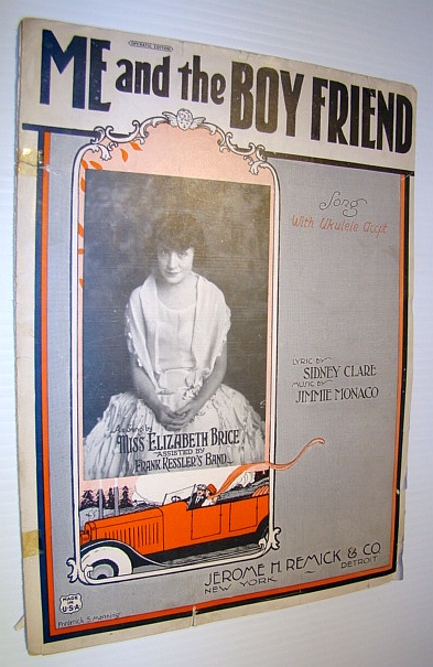 Me and the Boy Friend (Boyfriend) - Sheet Music for Voice and Piano with Ukulele Chords