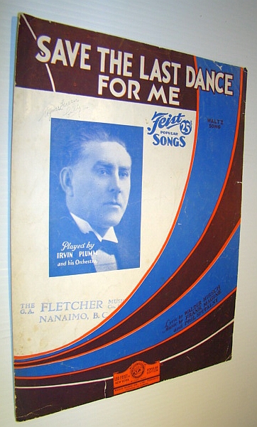 Save the Last Dance for Me - Sheet Music for voice, Piano and Ukulele