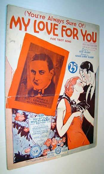 (You're Always Sure of) My Love For You - Fox Trot Song: Sheet Music for Piano and Voice with Ukulele Chords