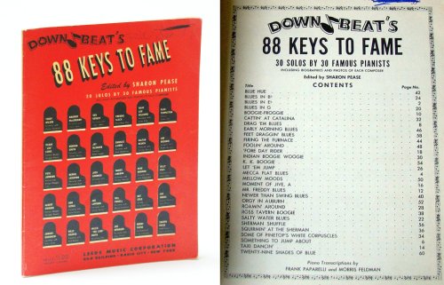 Down Beat's 88 (Eighty-Eight) Keys to Fame (Piano Sheet Music)