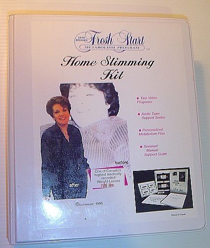 Home Slimming Kit - Cathi Graham's Fresh Start Metabolism Program: 2 VHS Taps, Book and 5 Cassette Tapes with Case