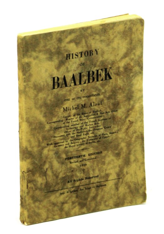 Image for History of Baalbek By One of Its Inhabitants History of Baalbek By One of Its Inhabitants