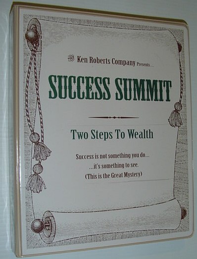 Success Summit: Two Steps To Wealth - 6 Audio Cassette Tapes Plus Four Booklets and More in Case