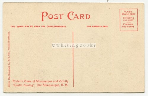 Postcard: Porter's Views of Albuquerque [New Mexico] and Vicinity: 
