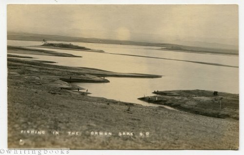 Fishing in the Orman Lake, South Dakota circa 1920s [Belle Fourche Reservoir]