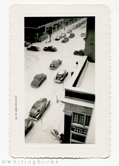 [PHOTOS] Scenes from a Snow Storm in Downtown Oklahoma City, 1948