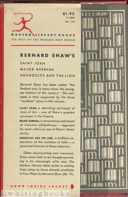 Saint Joan - Major Barbara - Androcles the Lion: Complete and Unabridged with the Famous Prefaces [Modern Library No. 294]