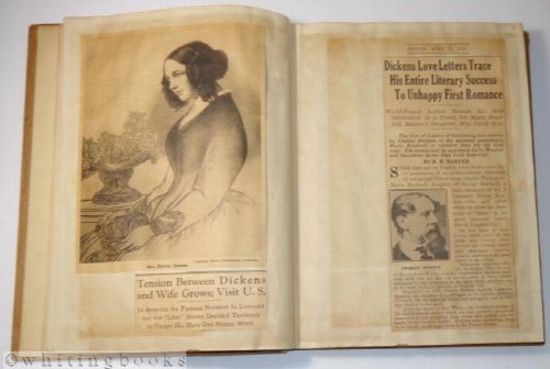 Vintage Scrapbook of Newspaper Articles (Primarily New York Papers) about Charles Dickens from Book Reviews and Other Reports in 1934