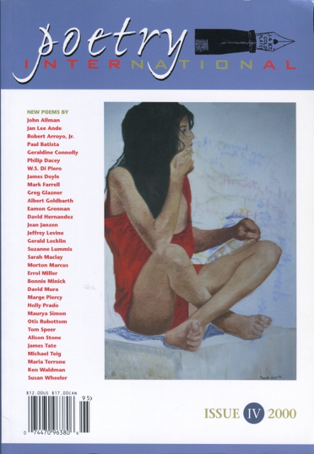 Poetry International, Issue IV, 2000