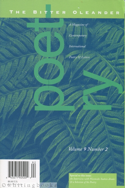 The Bitter Oleander - A Magazine of Contemporary International Poetry & Letters, Volume 9 Number 2