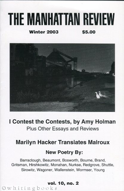 The Manhattan Review, Winter 2003