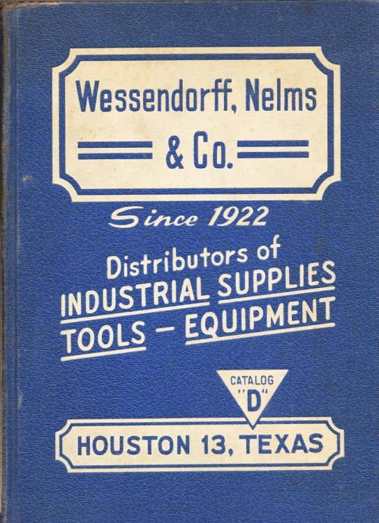 Wessendorff, Nelms & Co. 1953 Catalog 