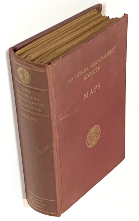 National Geographic Society Maps - Nineteen Maps from 1941 to 1961 in the Publishers's Binder