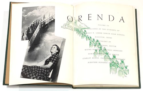 The Orenda 1940, Volume III: Lamar Senior High School Yearbook; Houston, Texas