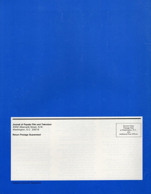 Journal of Popular Film & Television Volume 15, Number 4, Winter 1988 [Crocodile Dundee Cover]