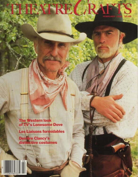 Theatre Crafts Magazine [Lonesome Dove Cover Featuring Robert Duval and Tommy Lee Jones]