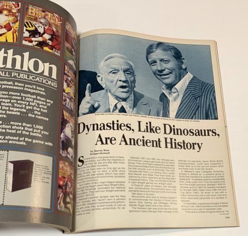 Athlon's Baseball '88: Volume I, Nolan Ryan Cover, Houston Astros