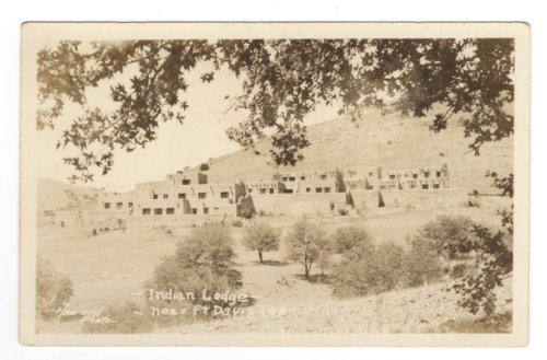 Indian Lodge Near Fort Davis, Texas Circa 1940