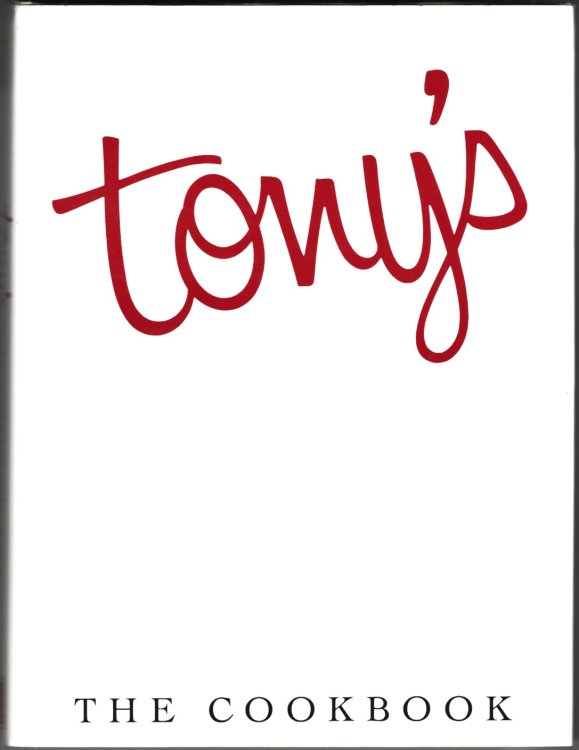 Tony's: The Cookbook