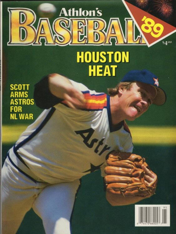 Athlon's Baseball '89: Volume II, Mike Scott Cover, Houston Astros