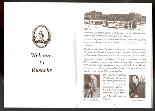 Rusacks Hotel in the Home of Golf on the Links of St. Andrews