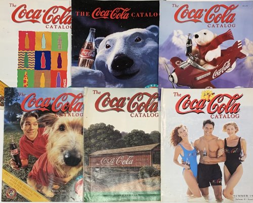 The Coca Cola Catalog - Six Issues from 1993 to 1995