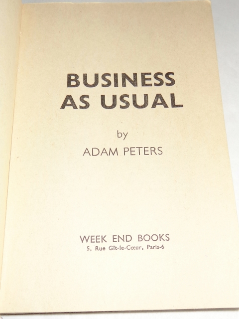Business As Usual