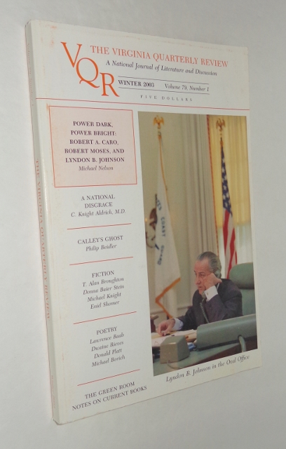 Virginia Quarterly Review, Winter 2003, Volume 79, Number 1