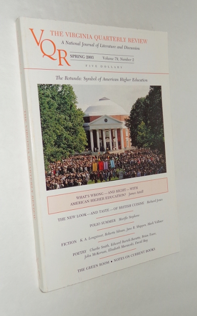 Virginia Quarterly Review, Spring 2003, Volume 79, Number 2