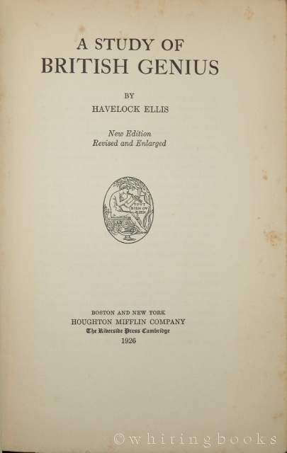 A Study of British Genius