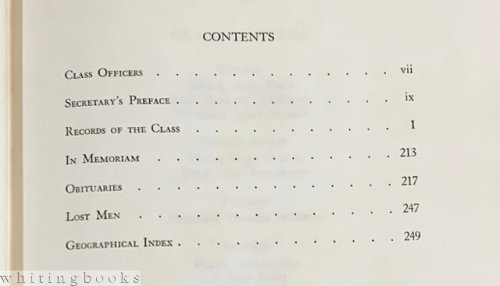 Harvard Class of 1918 Forty-fifth (45th) Anniversary Report