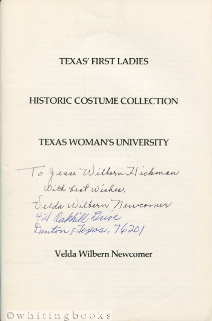 Texas' First Ladies Historic Costume Collection, Texas Women's University