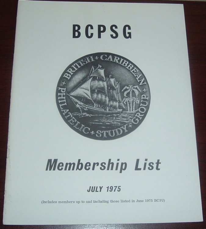 British Caribbean Philatelic Journal, 1975 Complete, Vol. 15, Nos. 1 to 6