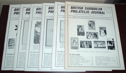 British Caribbean Philatelic Journal, 1977 Complete, Vol. 17, Nos. 1 to 6
