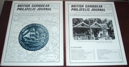 British Caribbean Philatelic Journal, 1978 Complete, Vol. 18, Nos. 1 to 6
