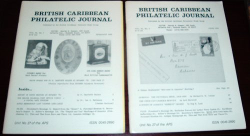 British Caribbean Philatelic Journal, 1983 Complete, Vol. 23, Nos. 1 to 5