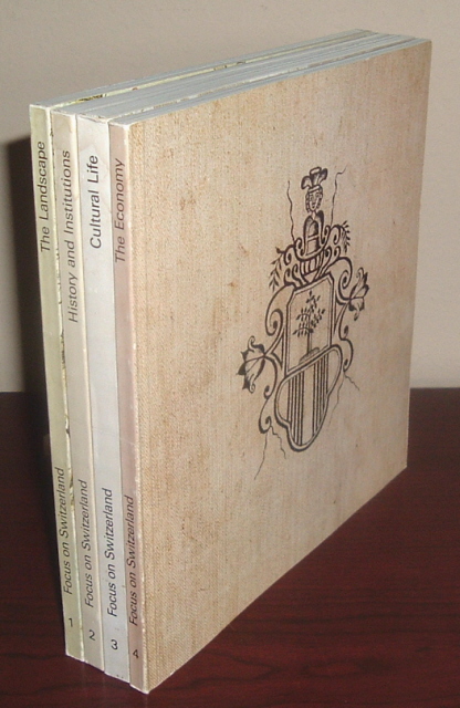 Focus on Switzerland, Four Volumes: The Landscapes, History and Institutions, Cultural Life, and the Economy