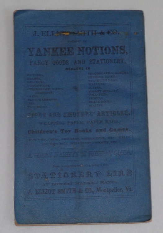 Manual of the Legislature of Vermont for the Years 1868