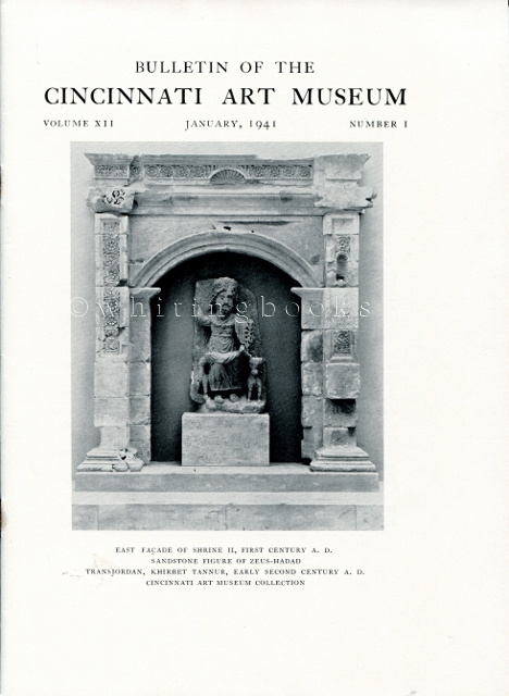 Bulletin of the Cincinnati Art Museum, Volume XII, Number 1, January 1941