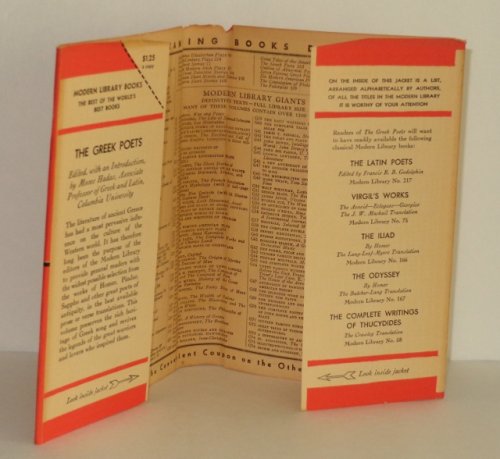 The Greek Poets: A Collection of Greek Poetry from the Earliest Times to the Fifth Century A.D.