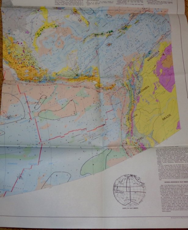Mineral Resources Map of the Circum-Pacific Region: Northeast Quadrant