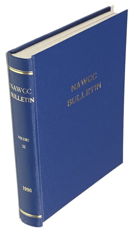 NAWCC Bulletin, Volume 32, 1990 (National Association of Watch and Clock Collectors) Complete Set of Six Issues, Hardbound