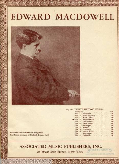 Op. 46: Twelve Virtuoso Studies - NO. 4 IMPROVISATION