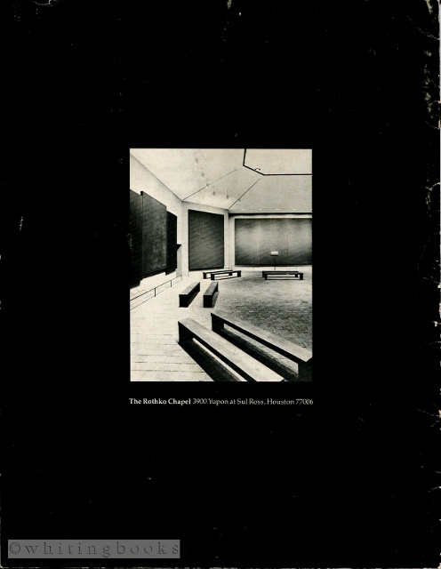 Whirling Dervishes Performance Program from 1978, Rothko Park in Houston, Texas