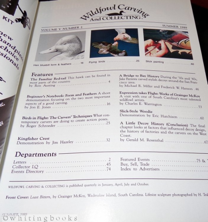 Wildfowl Carving and Collecting - Summer 1989