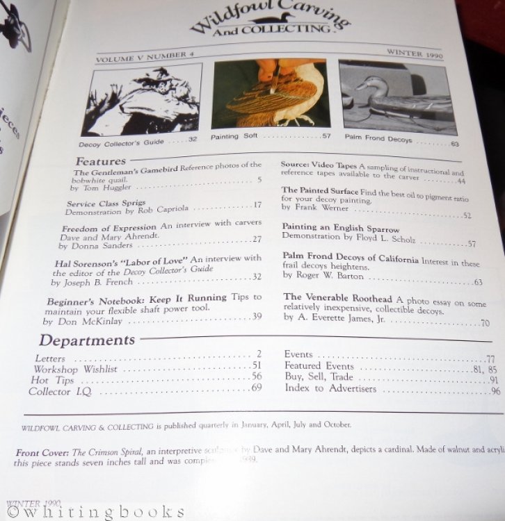 Wildfowl Carving and Collecting - Winter 1990